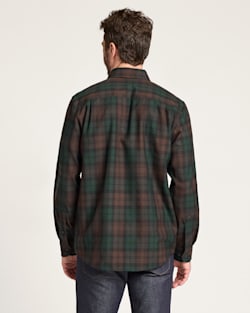 ALTERNATE VIEW OF MEN'S SIR PENDLETON MERINO SHIRT IN BROWN WATCH TARTAN image number 2