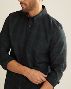 ALTERNATE VIEW OF SIR PENDLETON MERINO SHIRT IN BLACK WATCH TARTAN image number 4
