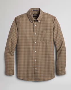 AIRLOOM MERINO SIR PENDLETON SHIRT IN TAN/PLAID image number 1