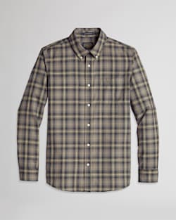 AIRLOOM MERINO SIR PENDLETON SHIRT IN TAN/GREY OMBRE image number 1