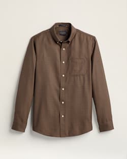 SIR PENDLETON MERINO SHIRT IN TAN/MULTI GUN CLUB CHECK image number 1