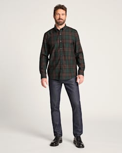 ALTERNATE VIEW OF MEN'S SIR PENDLETON MERINO SHIRT IN BROWN WATCH TARTAN image number 6