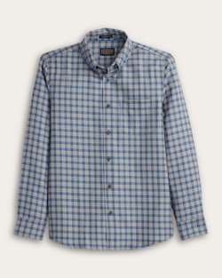 MEN'S SIR PENDLETON MERINO SHIRT IN BLUE/TAN CHECK image number 1