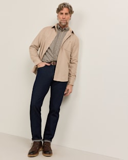 ALTERNATE VIEW OF MEN'S ELBOW-PATCH TRAIL SHIRT IN NATURAL MIX image number 6