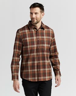 MEN'S PLAID TRAIL SHIRT IN RUST ORIGINAL SURF PLAID image number 1