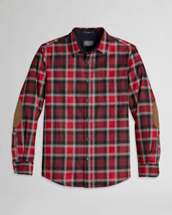 MEN'S PLAID TRAIL SHIRT IN RED/BLACK/GREY PLAID image number 1