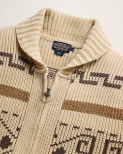 ALTERNATE VIEW OF THE ORIGINAL WESTERLEY MEN�S SWEATER IN TAN/BROWN image number 6