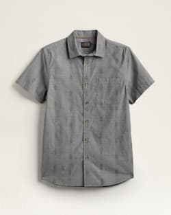 MEN'S SHORT-SLEEVE CARSON CHAMBRAY SHIRT IN DARK IVY image number 1