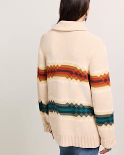 ALTERNATE VIEW OF ADDIE ROANHORSE X PENDLETON MIDDLE WATERS COTTON CARDIGAN IN MIDDLE WATERS image number 4