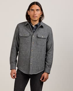 MEN'S FOREST TWILL SHIRT JACKET IN CHARCOAL image number 1