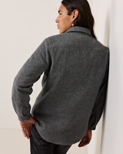 ALTERNATE VIEW OF MEN'S FOREST TWILL SHIRT JACKET IN CHARCOAL image number 3