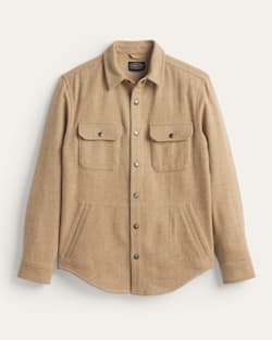 MEN'S FOREST TWILL SHIRT JACKET IN CAMEL image number 1