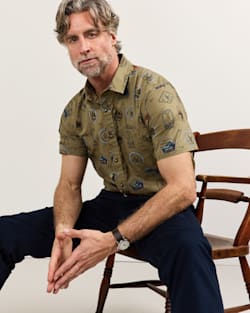 MEN'S SHORT-SLEEVE NATIONAL PARK SHORELINE SHIRT IN OLIVE image number 1