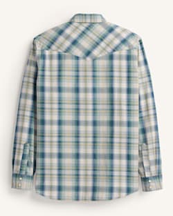 ALTERNATE VIEW OF MEN'S PLAID CANYON COTTON SHIRT IN BLUE PLAID image number 2