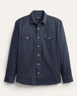 MEN'S DILLON WESTERN TWILL SHIRT IN WASHED BLUE image number 1