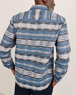 ALTERNATE VIEW OF MEN'S PAINTED HILLS COTTON CHAMOIS SHIRT IN BLUE image number 3