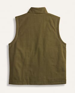 ALTERNATE VIEW OF MEN'S PINE GROVE CANVAS VEST IN DARK OLIVE image number 2