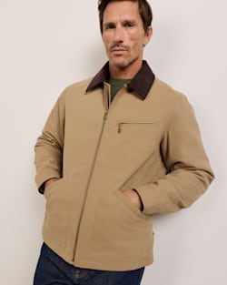 ALTERNATE VIEW OF MEN'S TAHOMA CANVAS TRUCKER JACKET IN OLD OAK image number 2