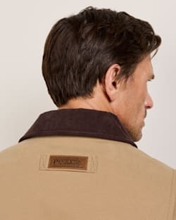 ALTERNATE VIEW OF MEN'S TAHOMA CANVAS TRUCKER JACKET IN OLD OAK image number 5