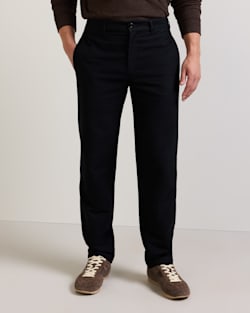 MEN'S RELAXED MOLESKIN CHINO PANTS IN BLACK image number 1