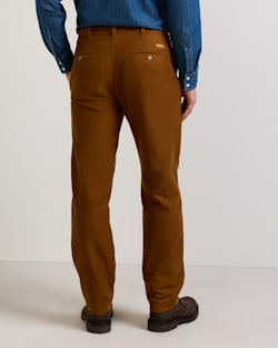 ALTERNATE VIEW OF MEN'S RELAXED MOLESKIN CHINO PANTS IN WHISKY image number 4