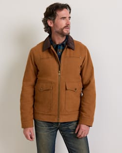 MEN'S CARSON CITY CANVAS RANCH COAT IN WHISKY image number 1