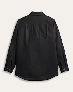 ALTERNATE VIEW OF MEN'S QUILTED WOOL CPO JACKET IN BLACK image number 2