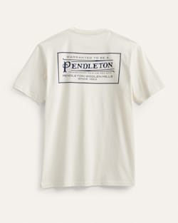 MEN'S SHORT-SLEEVE DESCHUTES VINTAGE GRAPHIC TEE IN WHITE/NAVY image number 1