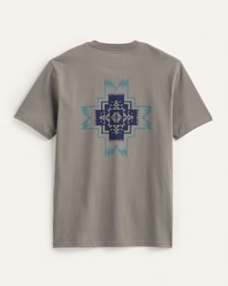 MEN'S SHORT-SLEEVE DESCHUTES STAR GRAPHIC TEE IN GREY/BLUE CHIEF JOSEPH image number 1