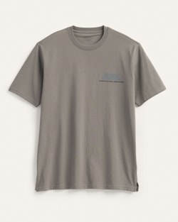 ALTERNATE VIEW OF MEN'S SHORT-SLEEVE DESCHUTES STAR GRAPHIC TEE IN GREY/BLUE CHIEF JOSEPH image number 2