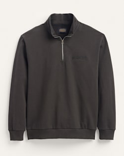 MEN'S FRENCH TERRY QUARTER-ZIP SWEATSHIRT IN CHARCOAL image number 1