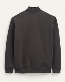 ALTERNATE VIEW OF MEN'S FRENCH TERRY QUARTER-ZIP SWEATSHIRT IN CHARCOAL image number 2