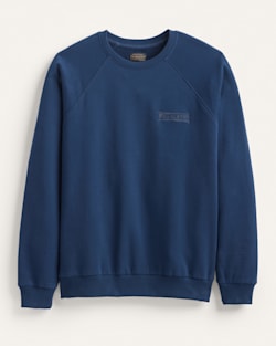 MEN'S FRENCH TERRY CREWNECK SWEATSHIRT IN NAVY image number 1