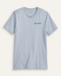 ALTERNATE VIEW OF MEN'S FLYING EAGLE GRAPHIC TEE IN LIGHT BLUE image number 2