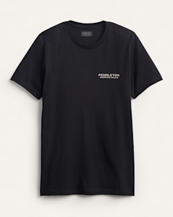 MEN'S GRAPHIC TEE IN BLACK/BLUE CHIEF JOSEPH image number 1