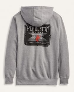 ALTERNATE VIEW OF MEN'S PENDLETON WHISKY RODEO GRAHIC HOODIE IN CARBON GREY image number 2