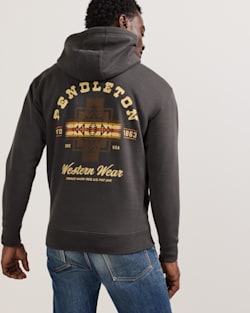 MEN'S GRAPHIC HOODIE IN VINTAGE BLACK/MULTI image number 1