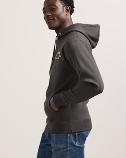 ALTERNATE VIEW OF MEN'S GRAPHIC HOODIE IN VINTAGE BLACK/MULTI image number 3