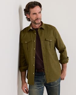 MEN'S SCOUT SHIRT IN GREEN MIX image number 1