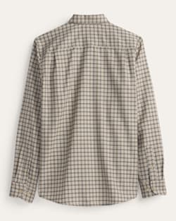 ALTERNATE VIEW OF MEN'S PLAID MILL MERINO SHIRT IN TAN/BROWN image number 2