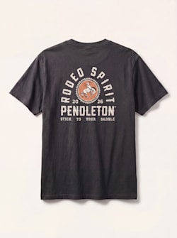 MEN'S RODEO SPIRIT GRAPHIC TEE IN VINTAGE BLACK/MULTI image number 1