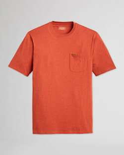 MEN'S SHORT-SLEEVE DESCHUTES POCKET TEE IN VERMILLION HEATHER image number 1