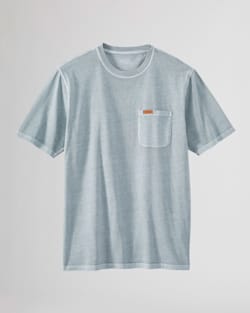 MEN'S SHORT-SLEEVE DESCHUTES POCKET TEE IN DUSTED TEAL image number 1