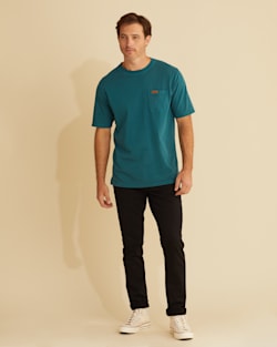 MEN'S SHORT-SLEEVE DESCHUTES POCKET TEE IN MALLARD GREEN image number 1