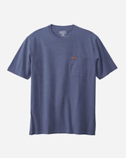 MEN'S SHORT-SLEEVE DESCHUTES POCKET TEE IN BLUE HEATHER image number 1