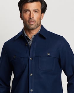 ALTERNATE VIEW OF MEN'S HESTON WOOL COAT IN CLASSIC NAVY image number 2