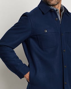 ALTERNATE VIEW OF MEN'S HESTON WOOL COAT IN CLASSIC NAVY image number 3