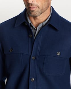 ALTERNATE VIEW OF MEN'S HESTON WOOL COAT IN CLASSIC NAVY image number 4