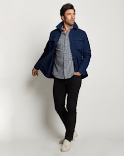 ALTERNATE VIEW OF MEN'S HESTON WOOL COAT IN CLASSIC NAVY image number 6