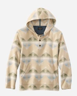 MEN'S DOUBLESOFT FLANNEL HOODIE POPOVER image number 1